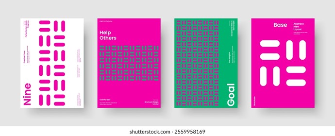 Modern Brochure Layout. Geometric Business Presentation Template. Isolated Poster Design. Flyer. Book Cover. Report. Banner. Background. Leaflet. Newsletter. Portfolio. Advertising. Magazine