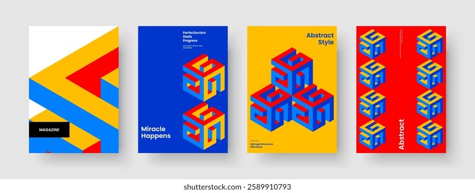 Modern Brochure Layout. Geometric Business Presentation Template. Isolated Book Cover Design. Background. Banner. Flyer. Poster. Report. Catalog. Magazine. Advertising. Journal. Notebook. Handbill