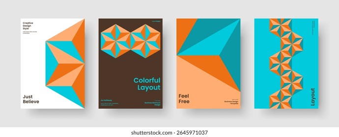 Modern Brochure Layout. Geometric Poster Design. Abstract Report Template. Business Presentation. Book Cover. Background. Flyer. Banner. Leaflet. Brand Identity. Notebook. Advertising. Handbill