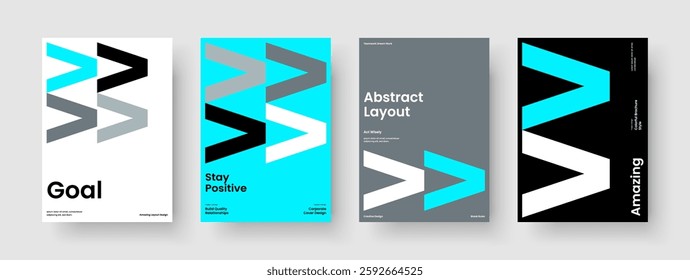 Modern Brochure Layout. Geometric Report Template. Isolated Book Cover Design. Banner. Flyer. Business Presentation. Poster. Background. Brand Identity. Catalog. Pamphlet. Advertising. Leaflet