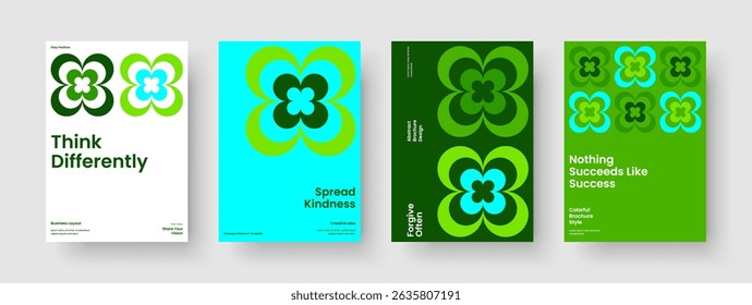 Modernes Broschüren-Layout. Design des isolierten Buchdeckels. Vorlage für geometrische Berichte. Poster. Hintergrund. Flyer. Geschäftspräsentation. Banner. Zeitschrift. Werbung. Notebook. Handzettel Portfolio