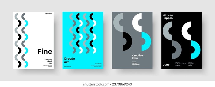 Modern Brochure Layout. Isolated Flyer Template. Geometric Business Presentation Design. Banner. Report. Poster. Book Cover. Background. Magazine. Leaflet. Pamphlet. Catalog. Portfolio