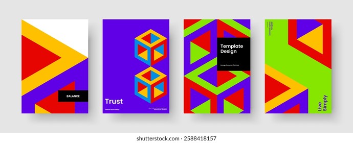 Modern Brochure Layout. Isolated Poster Design. Geometric Business Presentation Template. Banner. Background. Flyer. Report. Book Cover. Brand Identity. Catalog. Magazine. Pamphlet. Journal