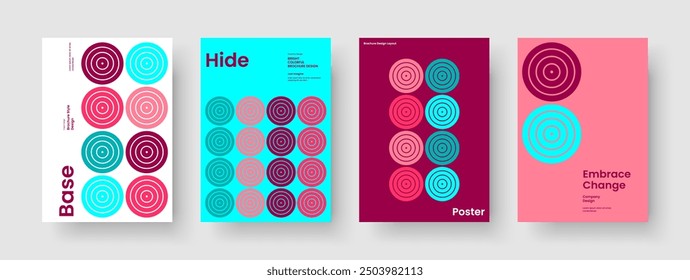 Modernes Broschüren-Layout. Isolierte Berichtsvorlage. Kreatives Banner-Design. Hintergrund. Poster. Flyer. Geschäftspräsentation. Buchumschlag. Packungsbeilage. Markenidentität. Portfolio. Notebook. Zeitschrift