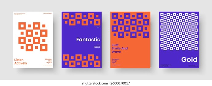 Modern Brochure Template. Creative Book Cover Layout. Geometric Business Presentation Design. Poster. Report. Background. Banner. Flyer. Advertising. Catalog. Journal. Brand Identity. Handbill