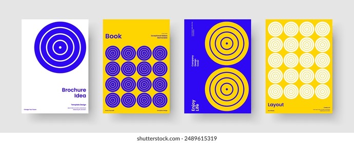 Moderne Broschüren-Vorlage. Kreatives Berichtslayout. Abstraktes Hintergrunddesign. Flyer. Buchumschlag. Banner. Poster. Geschäftspräsentation. Merkblatt. Notebook. Handzettel Newsletter. Katalog. Zeitschrift