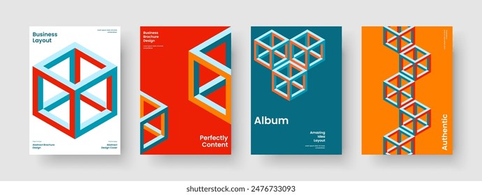 Modern Brochure Template. Geometric Book Cover Design. Abstract Banner Layout. Flyer. Background. Report. Business Presentation. Poster. Handbill. Catalog. Advertising. Newsletter. Notebook