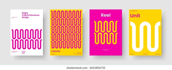 Modern Brochure Template. Geometric Report Layout. Isolated Book Cover Design. Background. Flyer. Poster. Banner. Business Presentation. Portfolio. Notebook. Pamphlet. Journal. Magazine