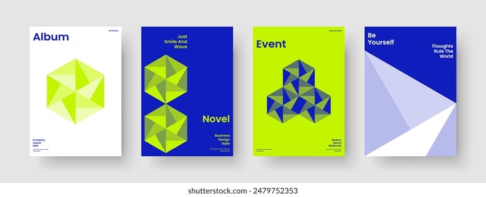 Modern Brochure Template. Isolated Background Design. Geometric Flyer Layout. Report. Business Presentation. Book Cover. Banner. Poster. Newsletter. Catalog. Journal. Pamphlet. Portfolio. Handbill