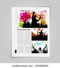 Modern Brochure Template Vector