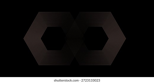 Plano de fundo moderno marrom abstrato horizontal com linhas geométricas brilhantes. Adequado para capas, brochuras, apresentações, pamphlets.modern design
