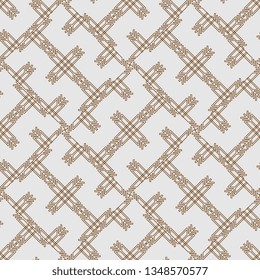 Modern brown art deco seamless pattern ready for print