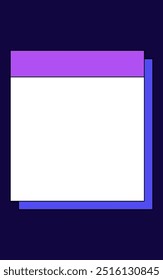 Modern browser window frame isolated on dark background
