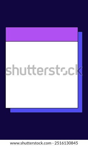 Modern browser window frame isolated on dark background