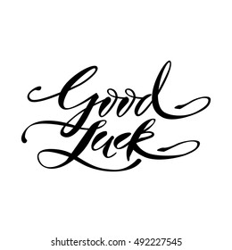 Modern brush calligraphy inscriptions. Good Luck.