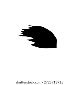 modern brush design vector, bird wing brush vector design