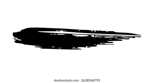 Modern brush strokes templates, vector grunge paint brush abstract modern