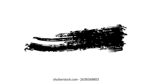 Modern brush strokes templates, vector grunge paint brush abstract modern simple design