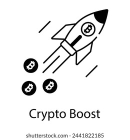  Iconos lineales modernos de la tecnología BTC