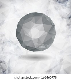 modern bubble with background