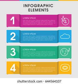 Modern bubble infographic template. infographic design with bubble icons includes soap, explosion, cloud. can be used for presentation, diagram, annual report, web design.