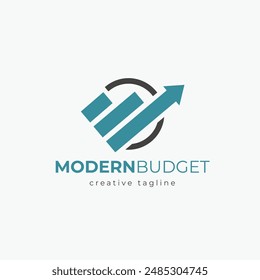 Modern Budget, Financing logo template