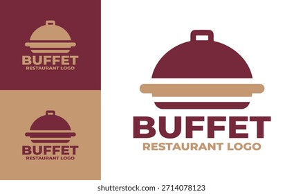 A modern buffet dining logo crafted for contemporary restaurants and food service brands.