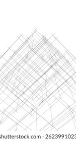 Edificio moderno. Fondo 3D arquitectónico