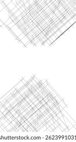 Modern building. Architectural 3D background