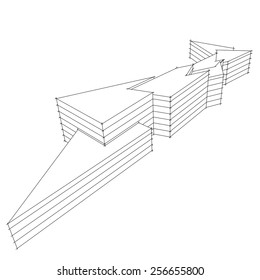 Modern building. Architectural background.