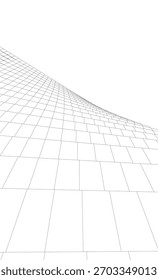 Modern building. Architectural background 3D illustration