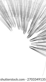 Modernes Gebäude. Architektonischer Hintergrund 3D-Illustration
