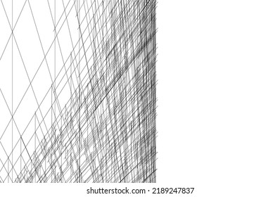 Modern building architectural background vector illustration