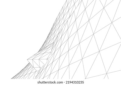 Moderne Bauarchitektur, Vektorgrafik