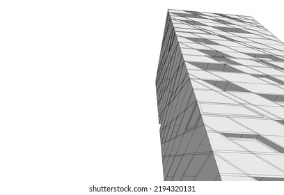Ilustración moderna del plano arquitectónico