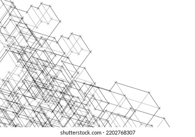 Ilustración moderna del plano arquitectónico