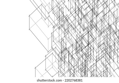 Ilustración moderna del plano arquitectónico