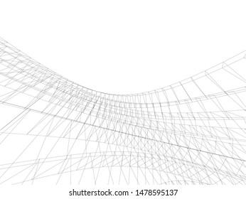 Modern building architecture. Architectural background