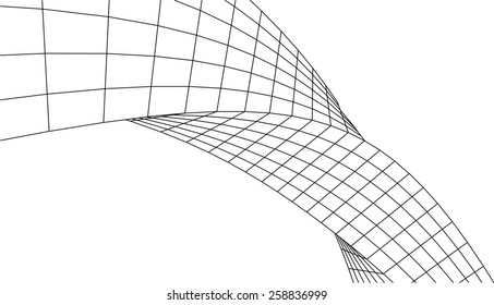 Modern building architecture. Architectural background