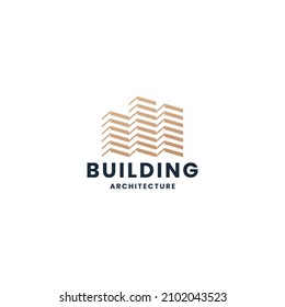 modern building architecture logo design
