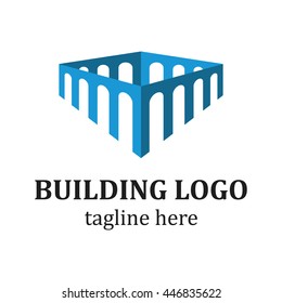Modern building and architecture logo template