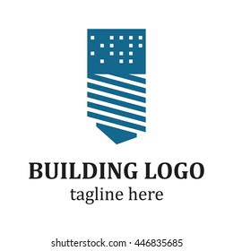 Modern building and architecture logo template