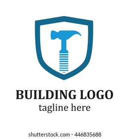 Modern building and architecture logo template