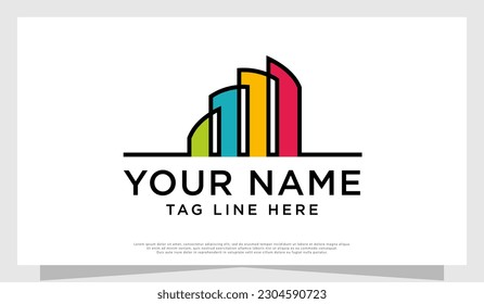 modern Building or architecture logo, vector illustrator