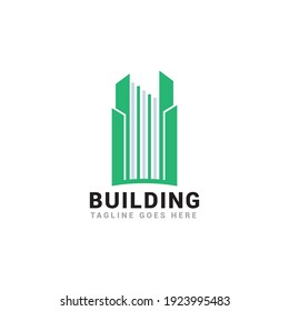 
Modern building city tower logo icon vector template.