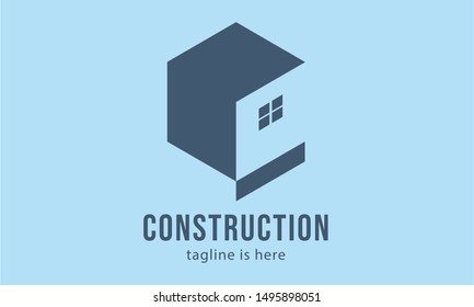 Modern building construction logo for all business