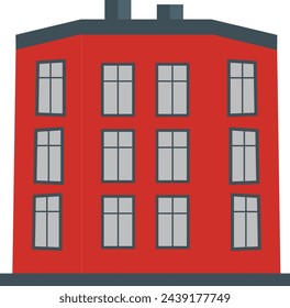 modern building design and illustration 