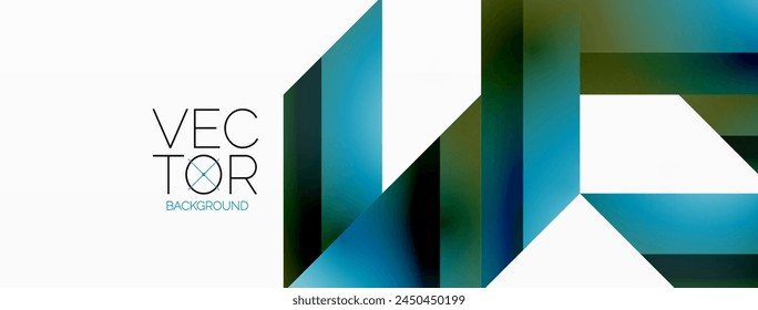 A modern building facade featuring a geometric pattern of electric blue and magenta rectangles on an aqua background. A unique art piece for a brand identity