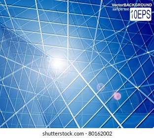 Modern building glas background