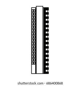 modern building high structure urban exterior